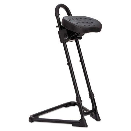 Alera Sit/Stand Adjustable Stool, Black SS600